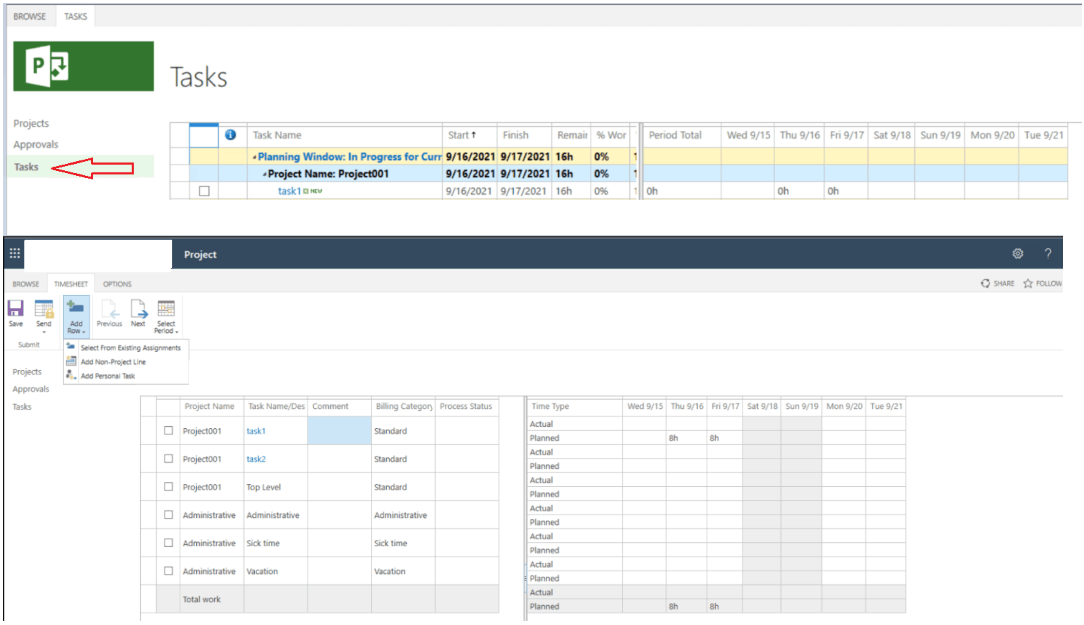 Sorry you don't have access - Timesheet using Microsoft Project in ...