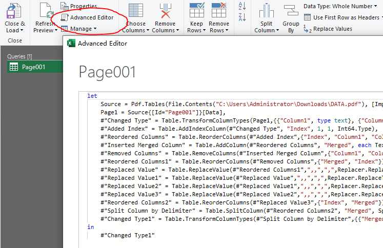 Automatically import data from PDF to Custom Excel Template - Microsoft Q&A