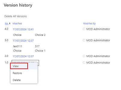 Document Version history being hidden when document moved from one SPO ...