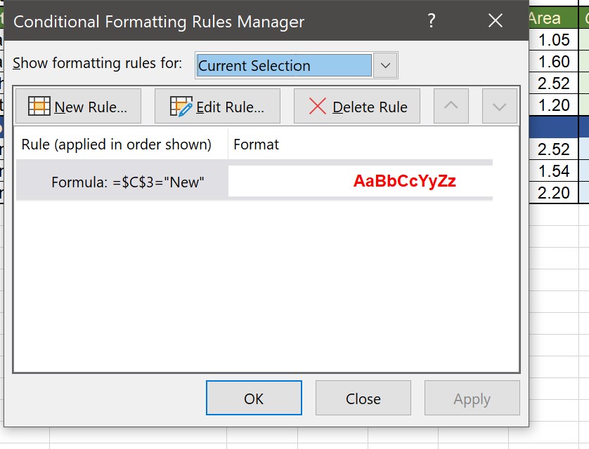 Conditional Formatting Box Cut Off at Right Side - Microsoft Q&A