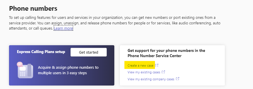 Porting a Multiple OCN Listing - Microsoft Q&A