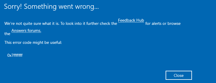 why cant i updat windows insider program - Microsoft Q&A