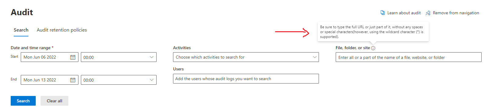 Sharepoint Audit Log Extraction - Microsoft Q&A