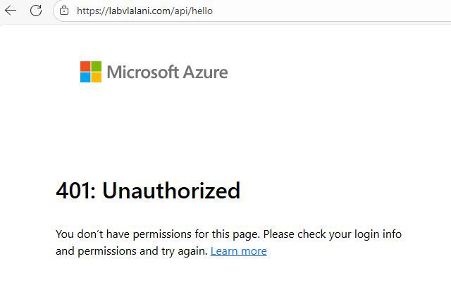 custom authentication (static web app) its not working (azure endpoints ...