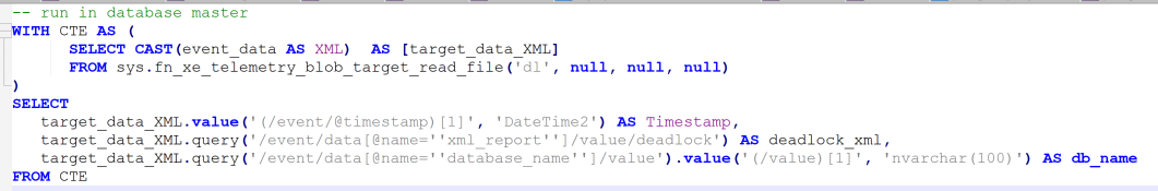 Query on Metrics, Blocked by Firewall, Deadlocks and Failed connection ...