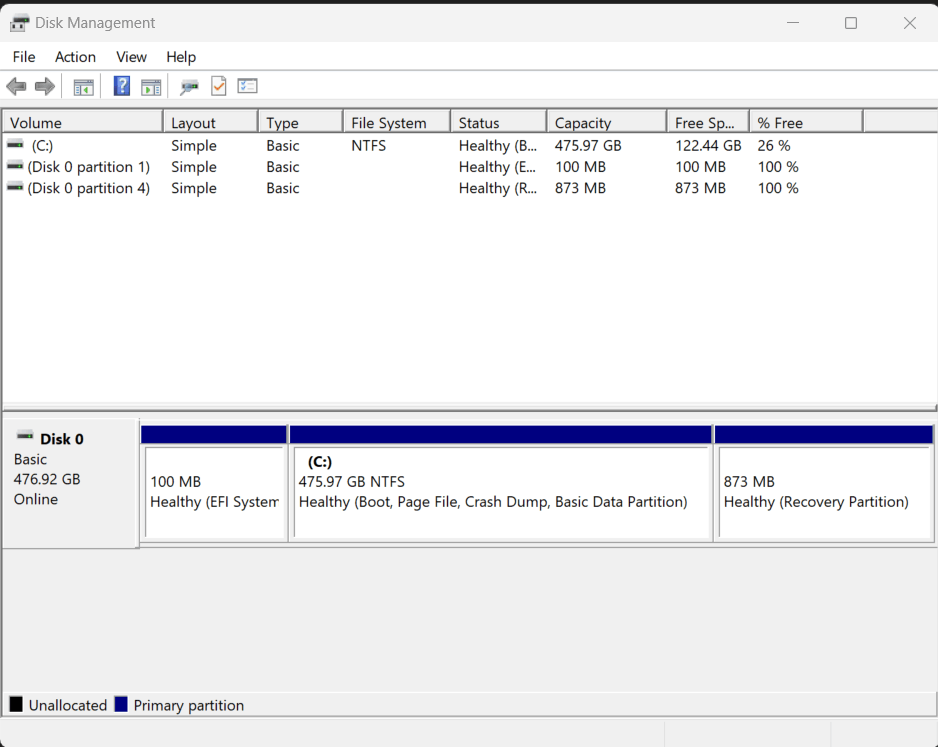 Cannot update to 24H2 because of partition error - Microsoft Q&A