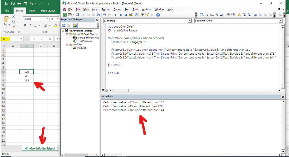 VBA Looping through cells - Microsoft Q&A