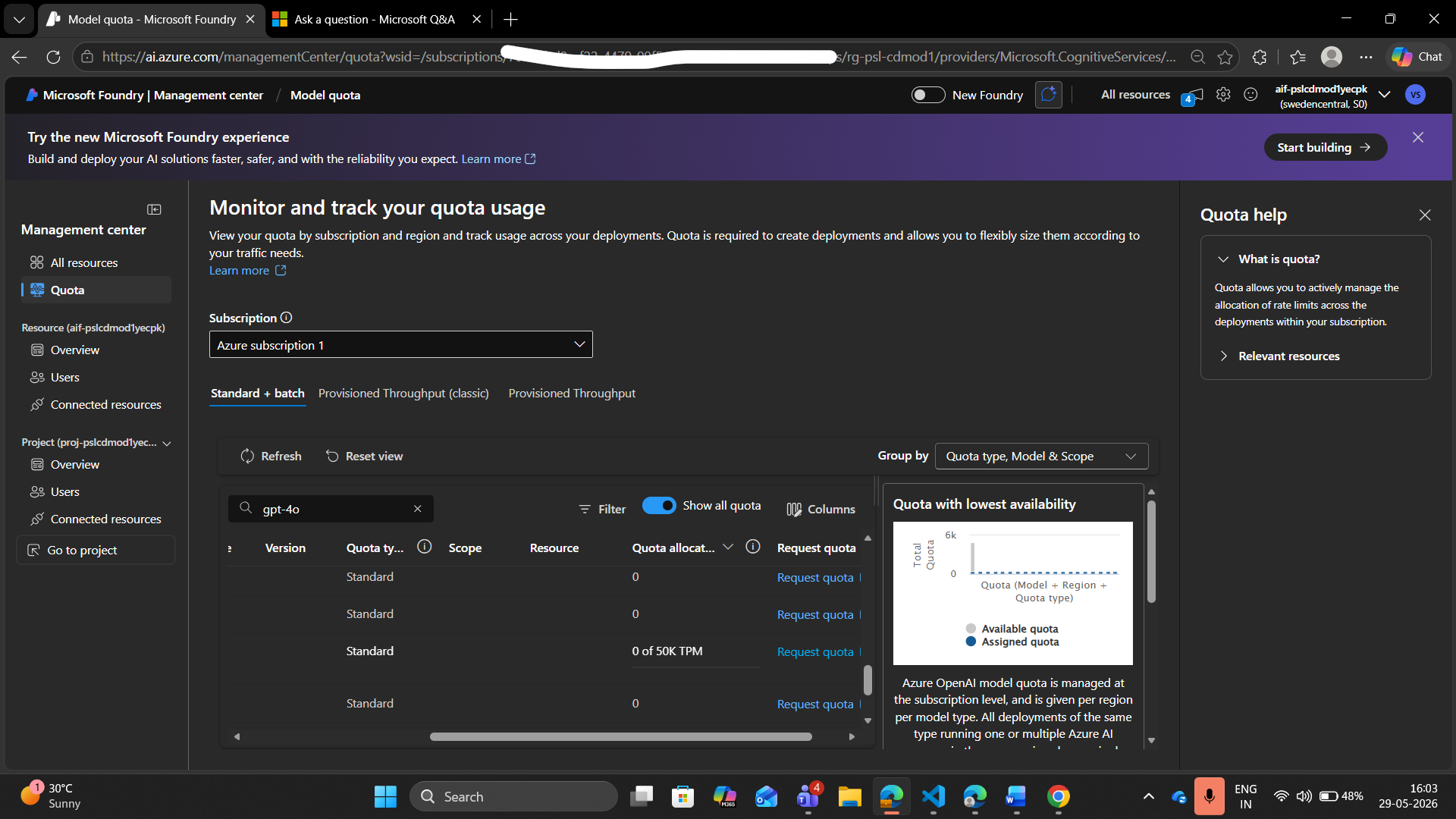 Unable to Deploy Accelerator – “No location found with enough quota for ...