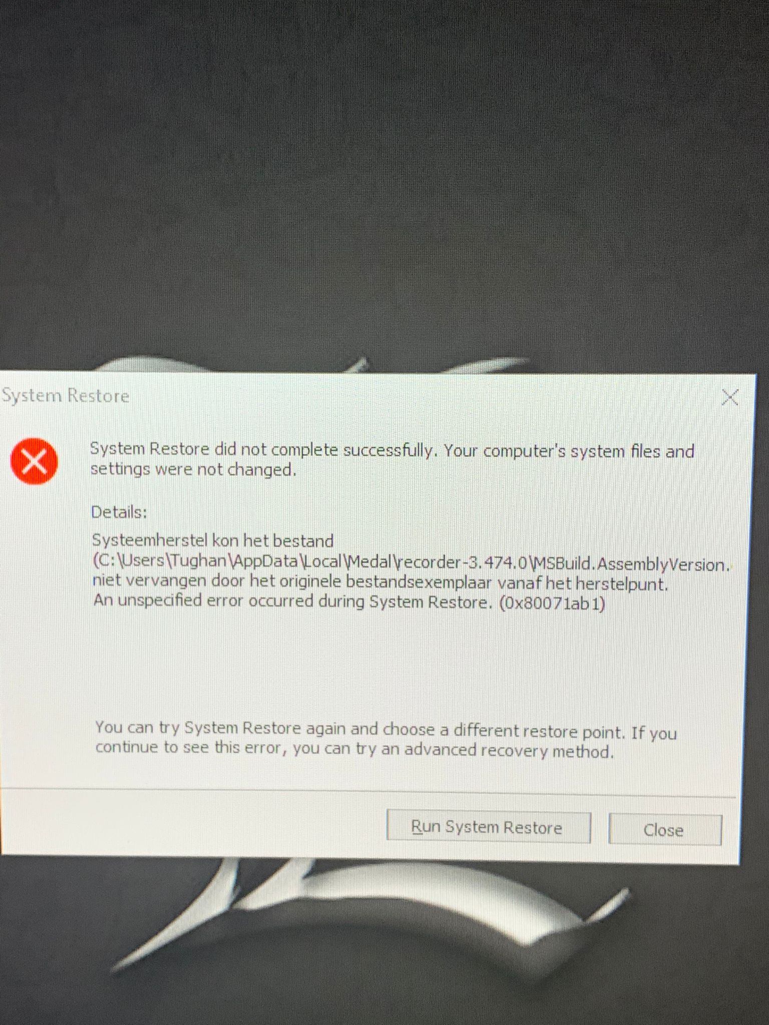i tried to change my windows username and now i cant log in to my ...