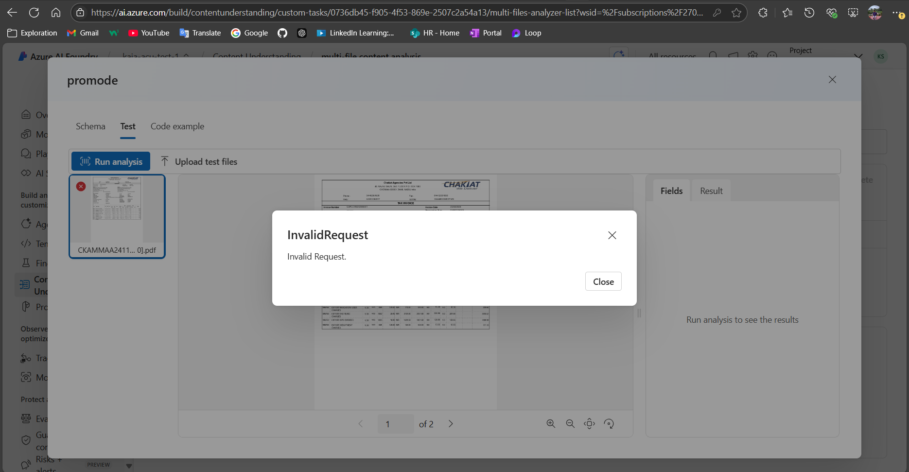 Azure AI Foundry - Missing Content Understanding Pro Mode: Do I Need a ...
