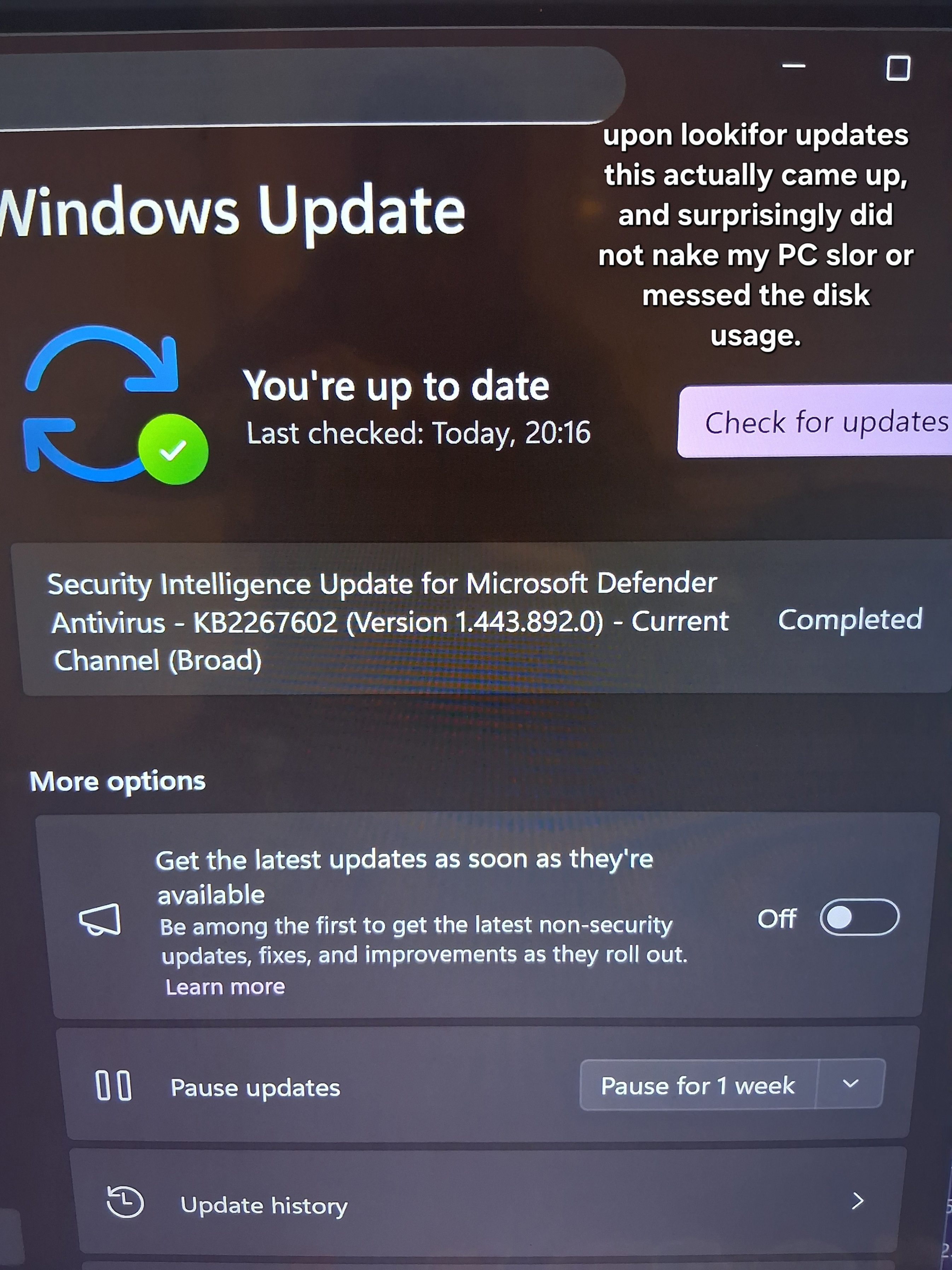 Latest Windows 11 Security Updates take my 2TB disk to 100% - Microsoft Q&A