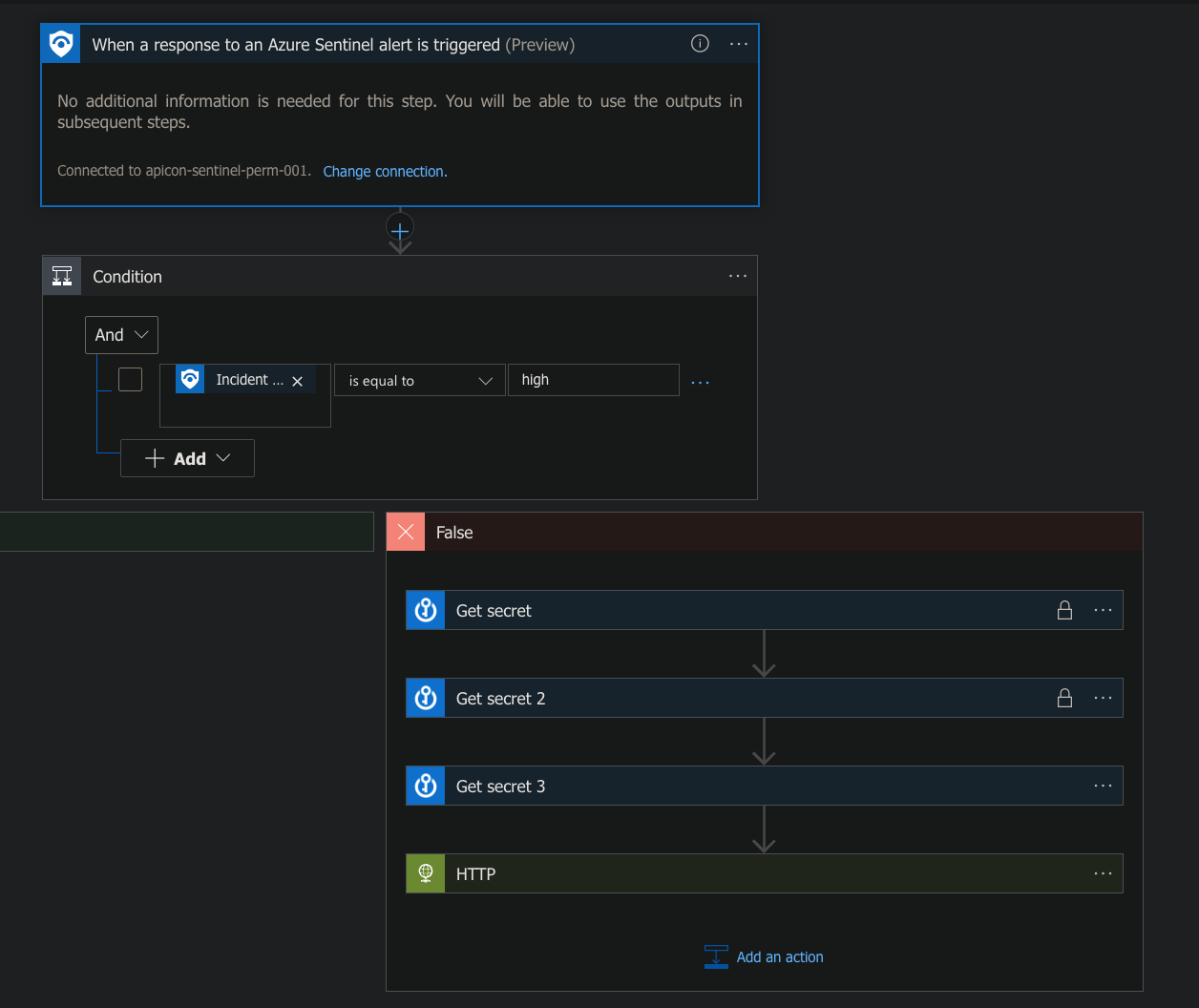 Dynamic content from Sentinel connector in Logic App is missing ...