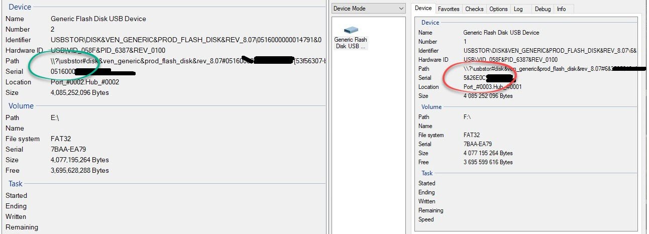 Usb serial number issue - Microsoft Q&A