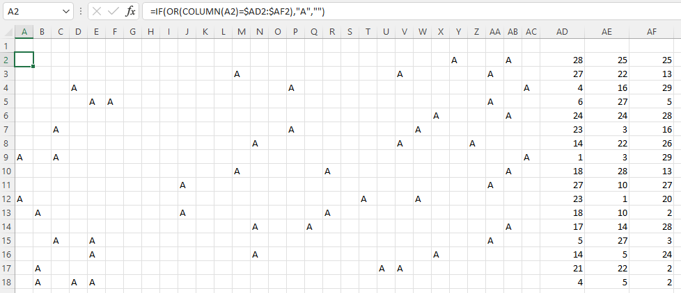 Random character in excel - Microsoft Q&A
