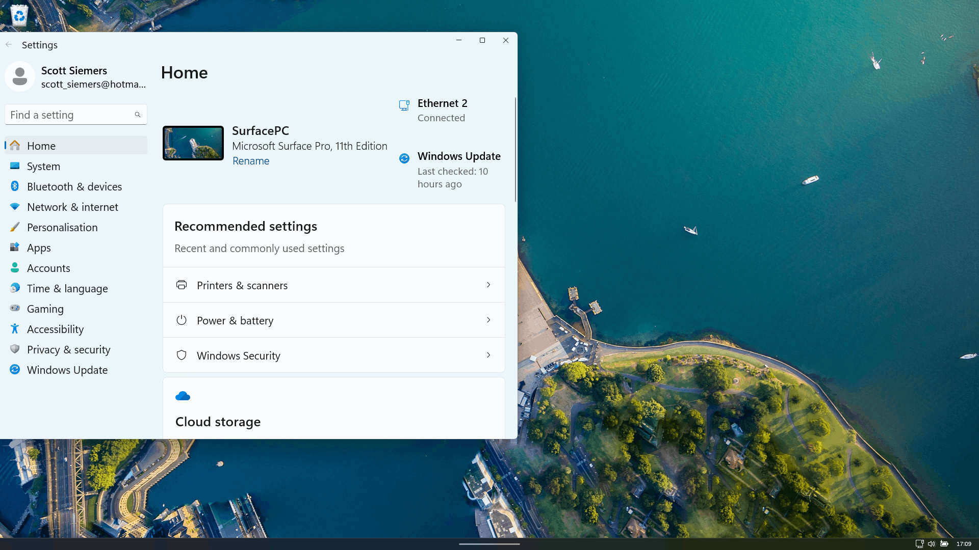 File History is not showing in control panel - Microsoft Q&A