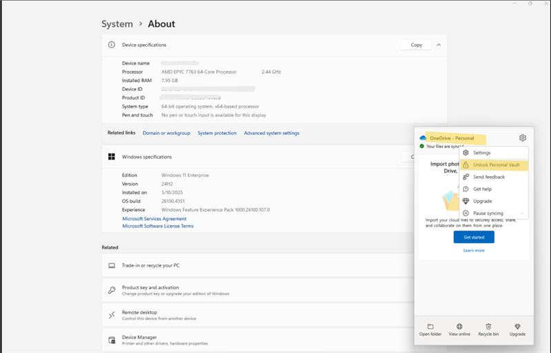 Windows 10 Secret Vault no longer acceptable in Windows 11. What should ...