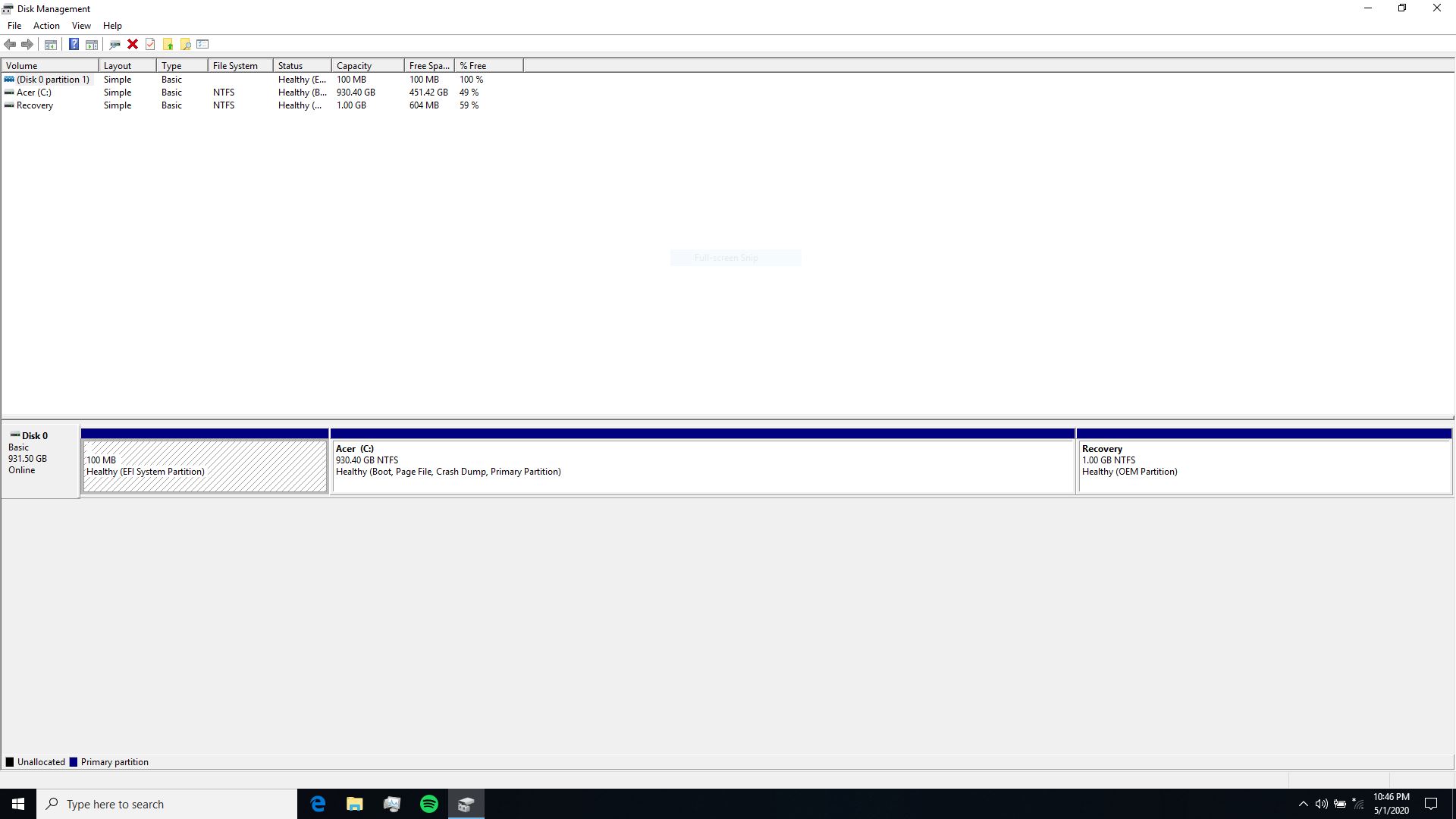 C:drive missing windows icon - Microsoft Q&A