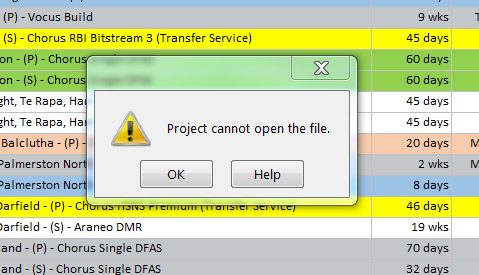Can't open Project files - Microsoft Q&A