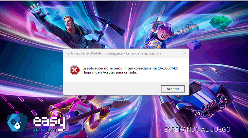 tengo este problema al iniciar fortnite que no tenia con windows 10 -  Microsoft Q&A