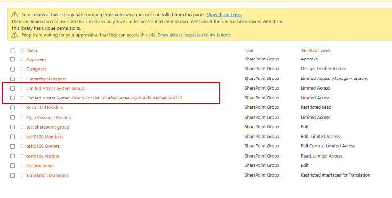 Library level permissions - once shared user retains "limited access ...