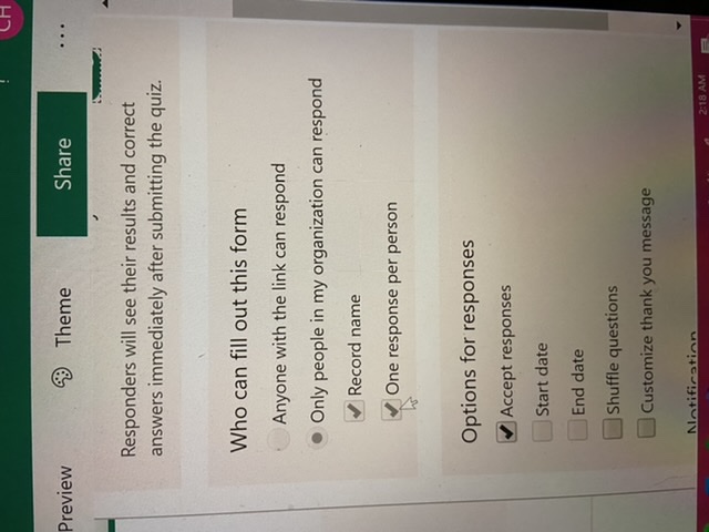 Students receiving feedback - Microsoft Q&A