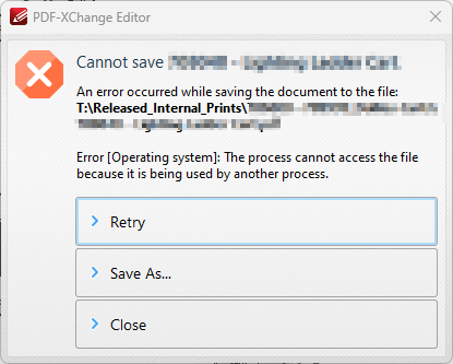 File won't save because a Read-Only user has it open? - Microsoft Q&A
