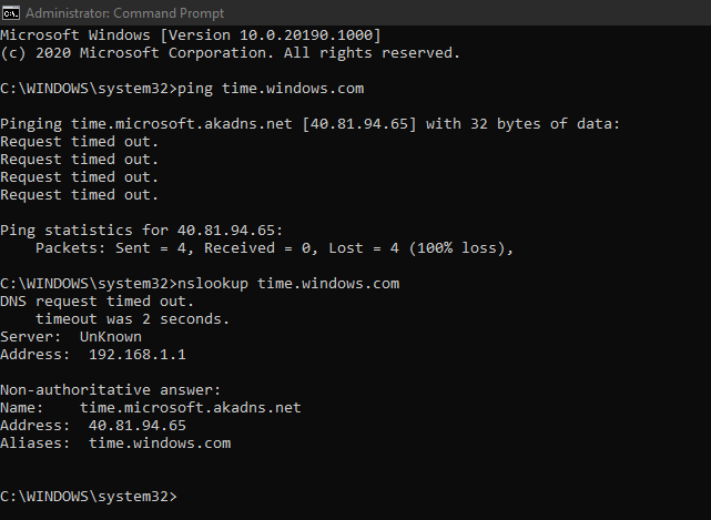 Windows Time synchronizing error - Microsoft Q&A