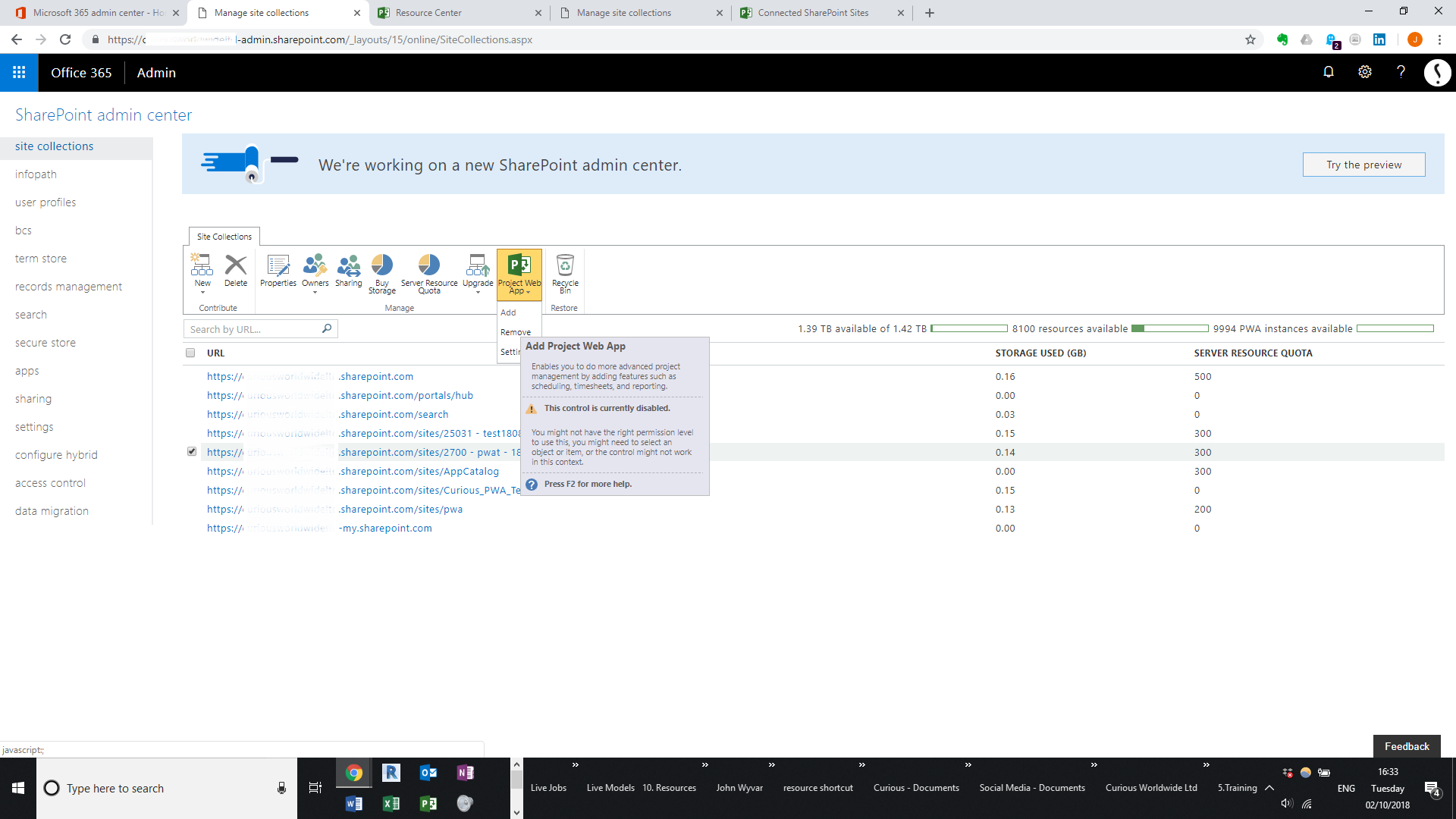Add PWA to Sharepoint collection - Microsoft Q&A