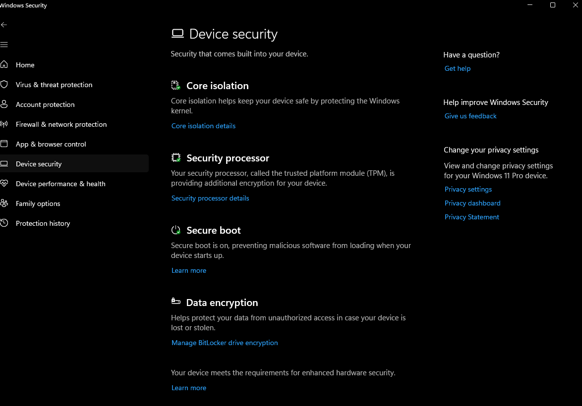 Device Security
