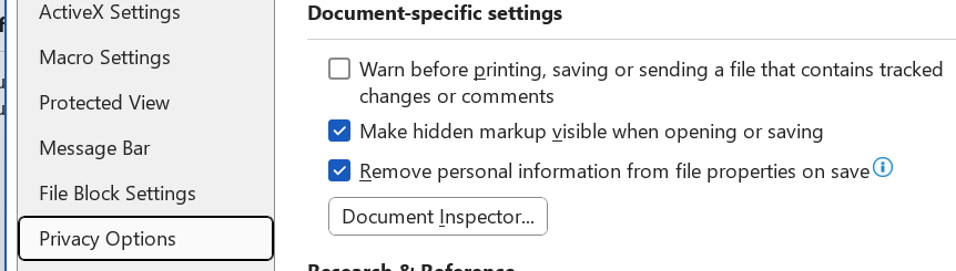 How can I get Word to stop pestering me about my personal information ...