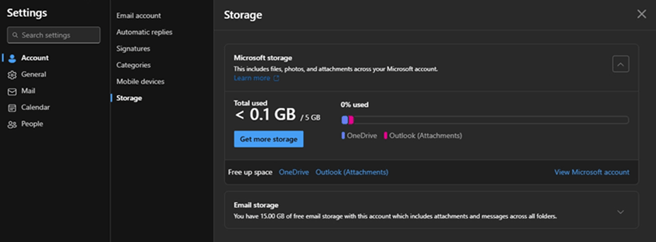 my email storage has not updated after recently purchasing more storage ...