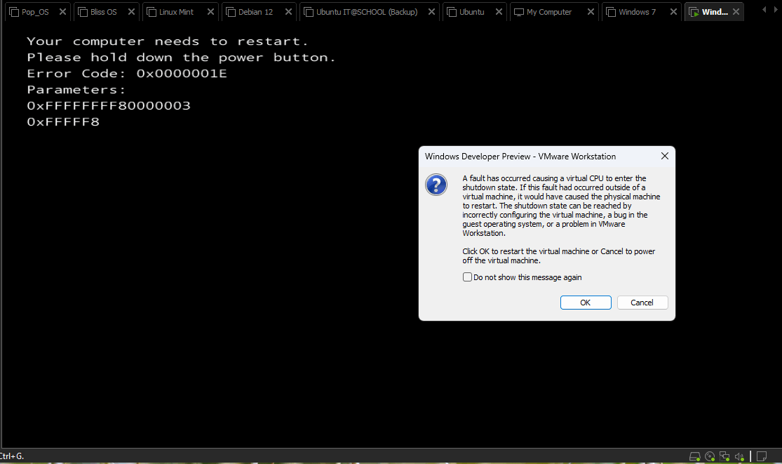 Windows Developer Preview Not Booting to Setup - Microsoft Q&A