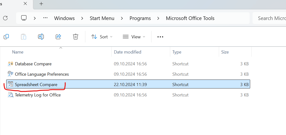 Spreadsheet Compare app not starting/responding - Win 11 - Microsoft Q&A