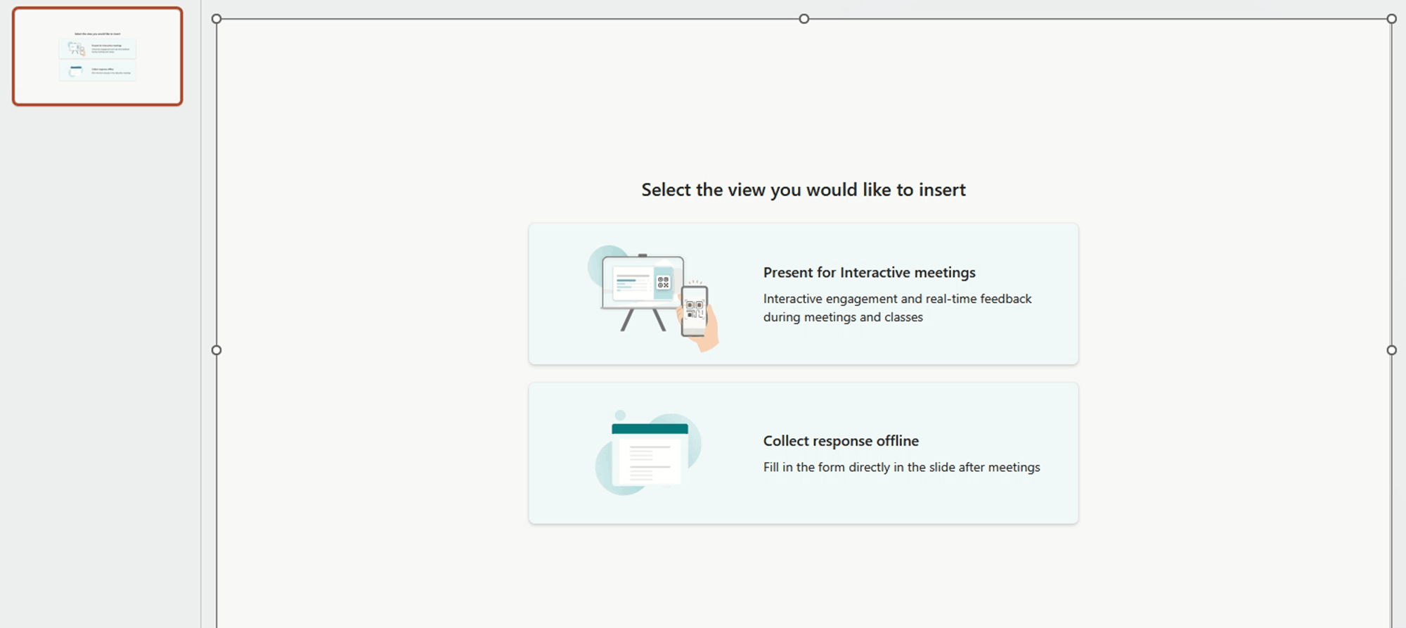 Displaying QR code on power point presentation - Microsoft Q&A