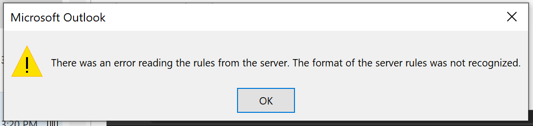 Problems with Rules syncing in outlook - Microsoft Q&A