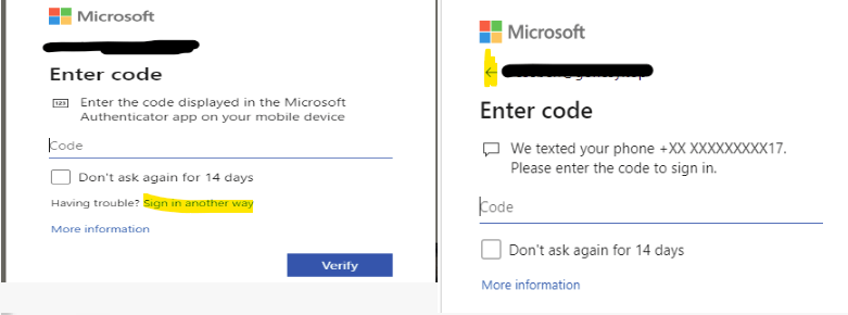 Verification Methods issue, phone number for verification is not ...