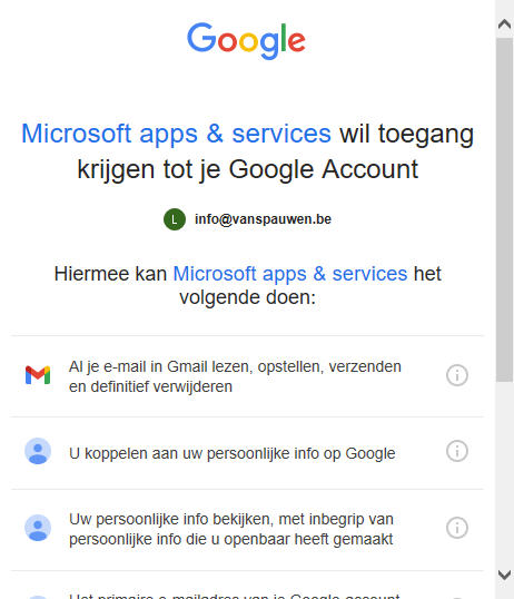 Microsoft - Google