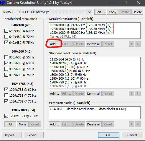Custom refresh rate - Microsoft Q&A