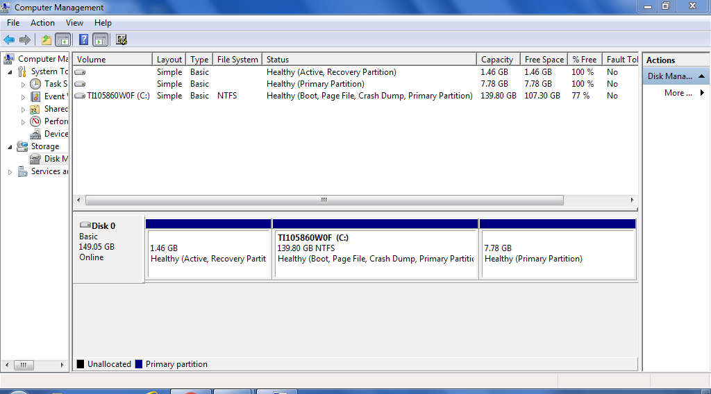 Hard Drive Used and Free space - Microsoft Q&A