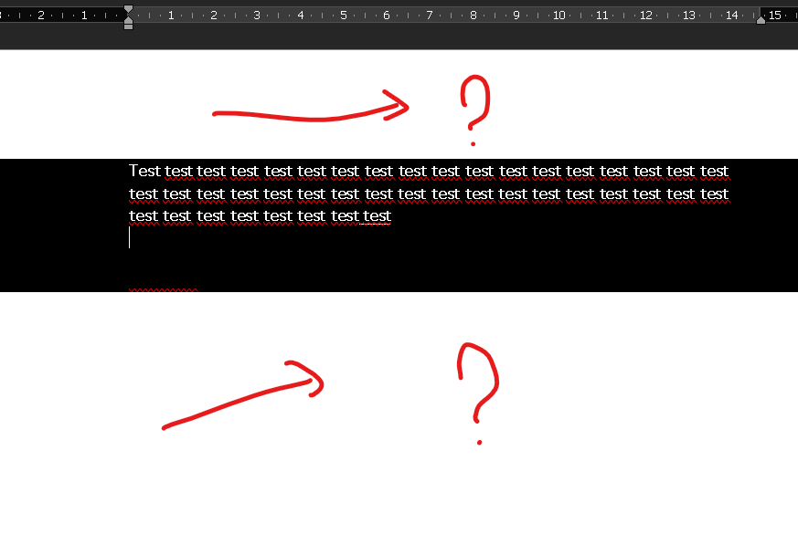 In my Word suddenly , I can only text to a small area that expands ...