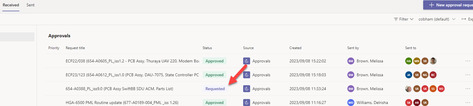 MS Teams "Approvals" | Enhancement request - Microsoft Q&A