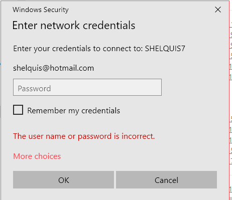 Network Credentials Have Me Stumped - Microsoft Q&A
