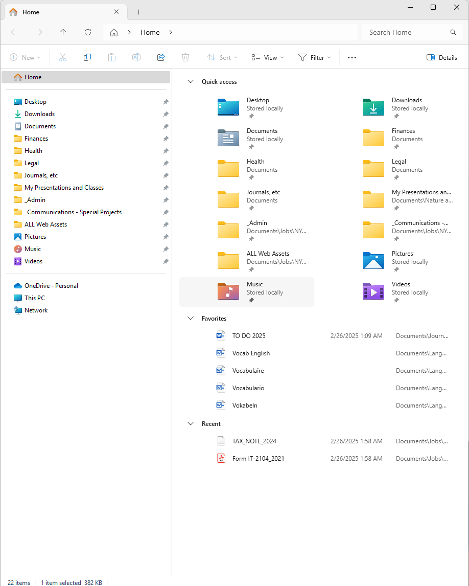 Can I eliminate the duplicate (right-hand) list of Quick Access items ...