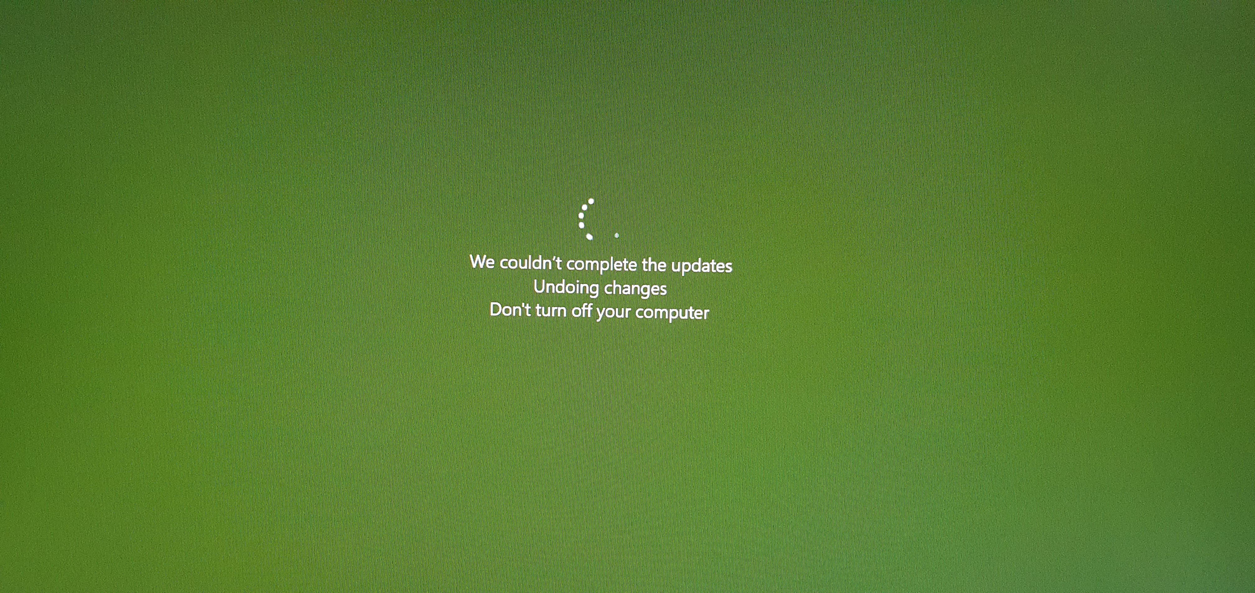 Keep Getting update error - Microsoft Q&A