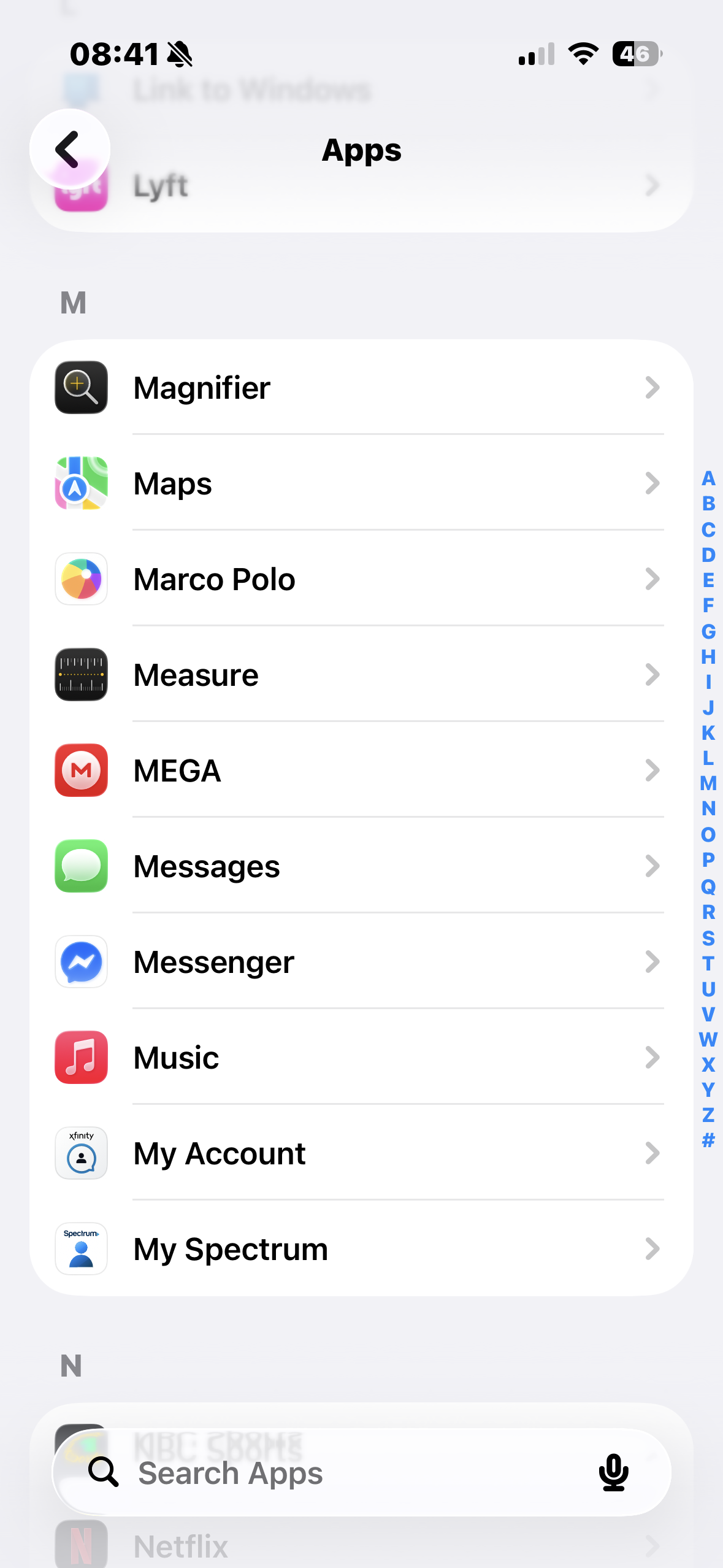 m for mail option