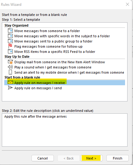 Rules to exclude replies - Microsoft Q&A