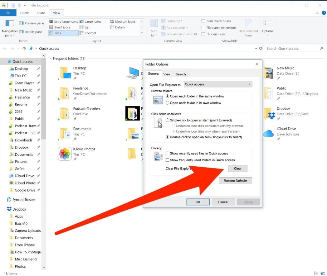 How to reset suggestions for Tags in Windows 10 File Explorer ...