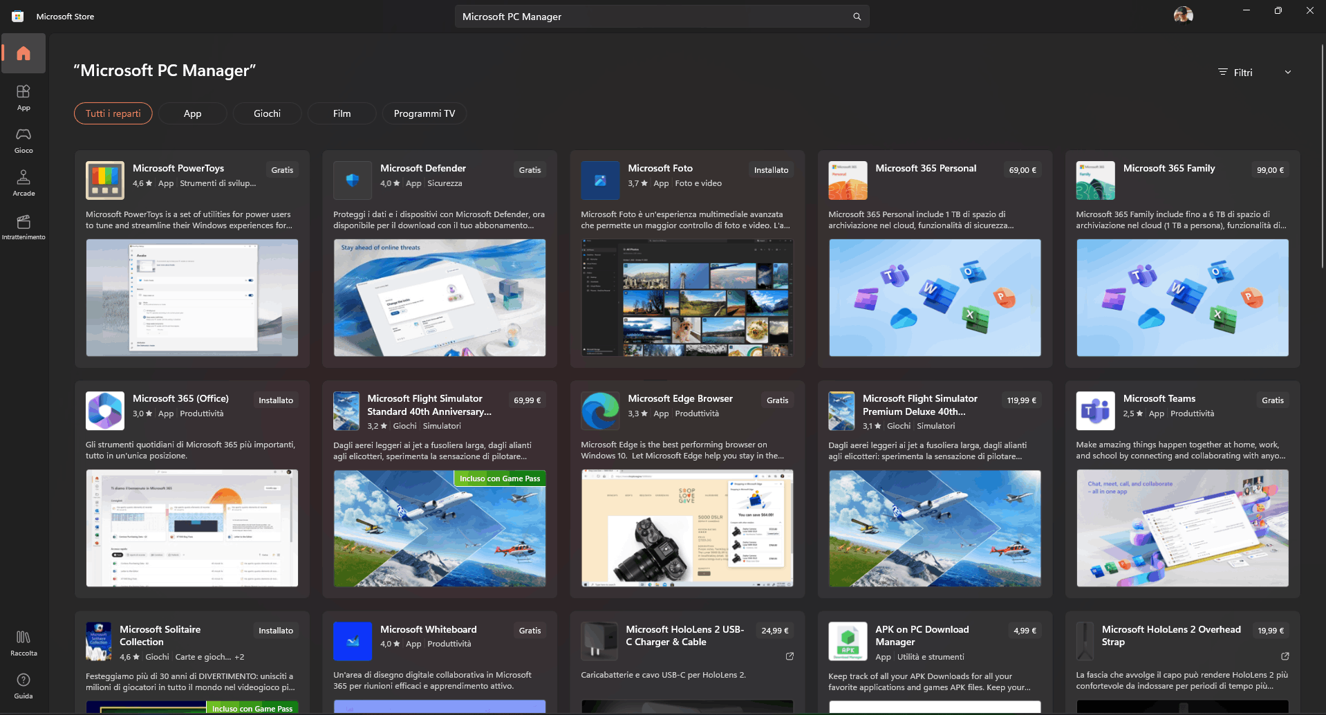 Non appare tasto installa per l'app Microsoft PC Manager - Microsoft Q&A