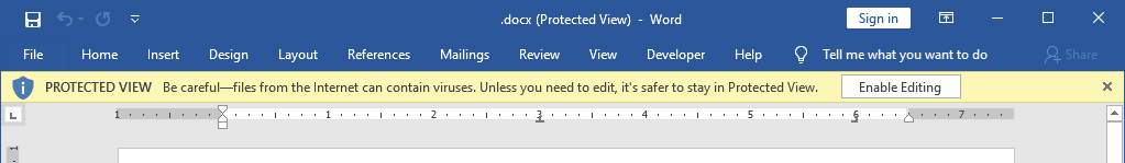 Is there a way to keep Protected View enabled in Microsoft Word, but ...
