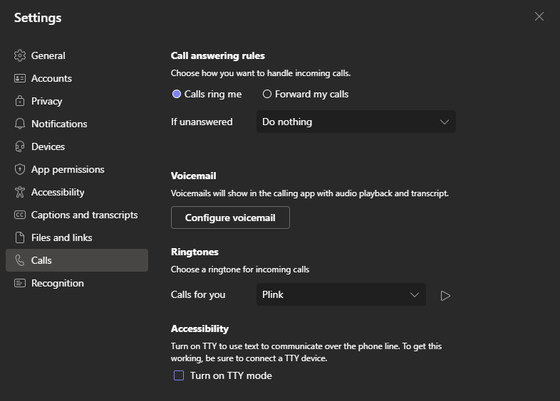 Microsoft Teams: Unable to turn off ring on calls - Microsoft Q&A